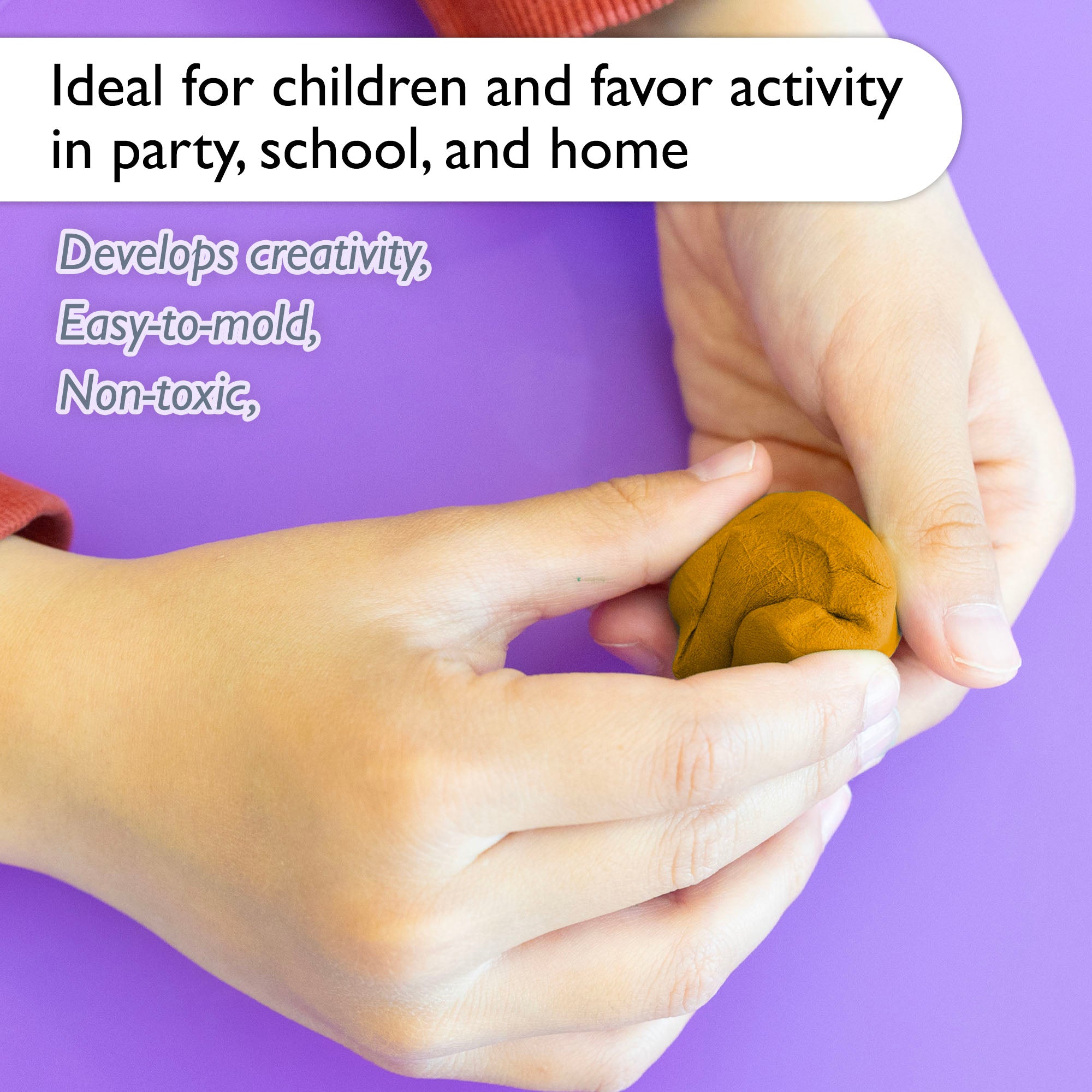 1 lb Orange Modeling Clay