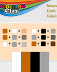 4.8 oz (136g) 4 Natural/ Earth Color Modeling Clay Sticks