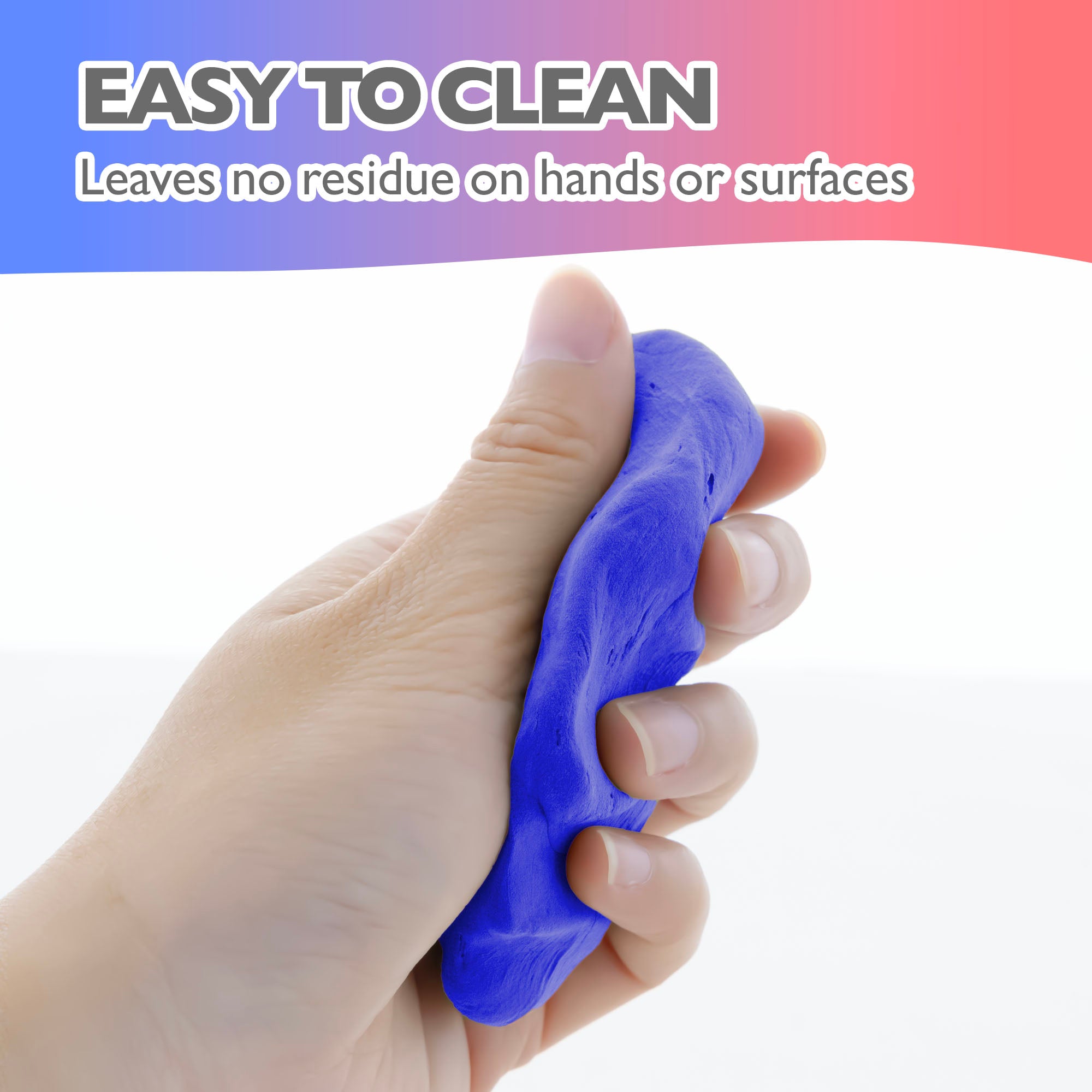 0.5 oz 6 Fluorescent Color Air Dry Modeling Clay