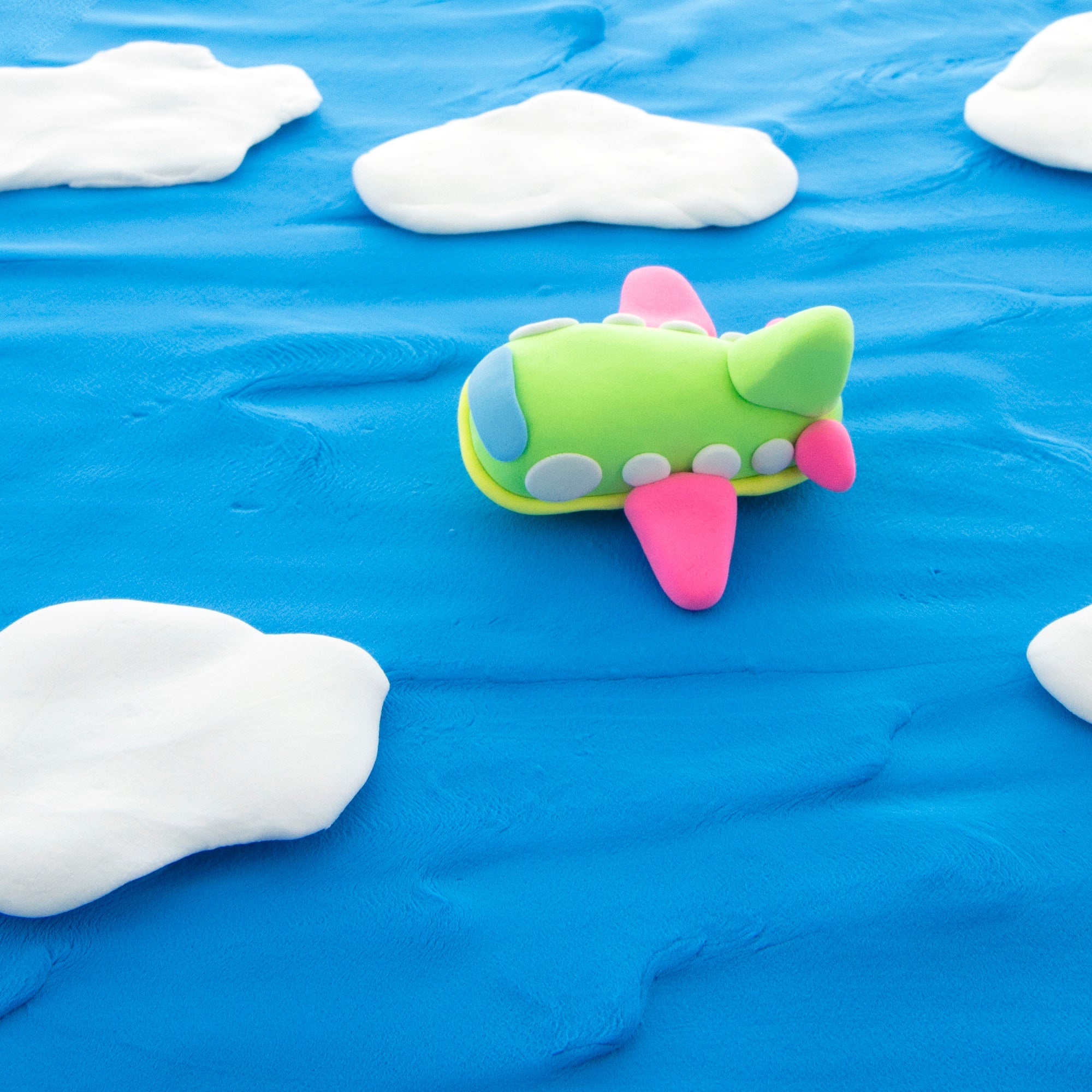 0.5 oz 6 Fluorescent Color Air Dry Modeling Clay