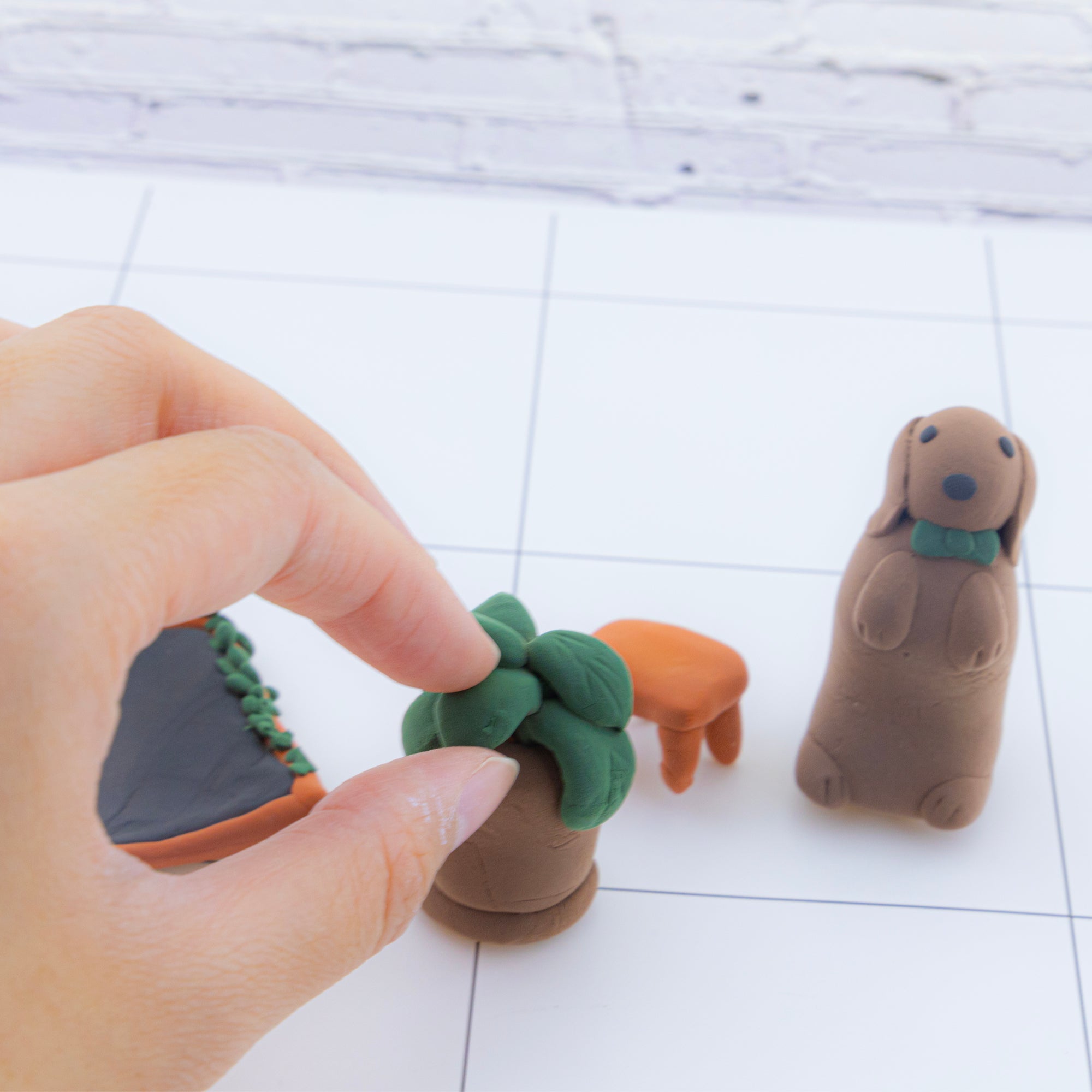 0.5 oz 6 Natural/Earth Color Air Dry Modeling Clay