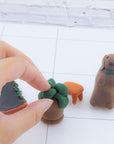 0.5 oz 6 Natural/Earth Color Air Dry Modeling Clay