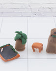 0.5 oz 6 Natural/Earth Color Air Dry Modeling Clay