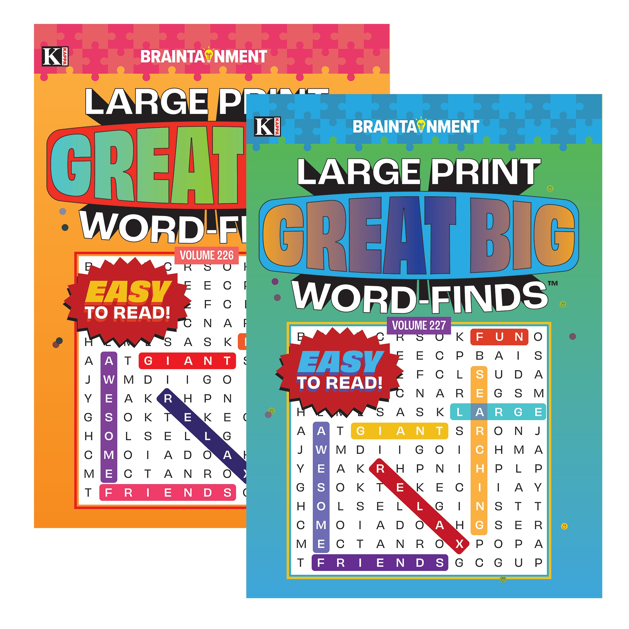 KAPPA Large Print Great Big Word Finds Puzzle Book – BAZIC Store
