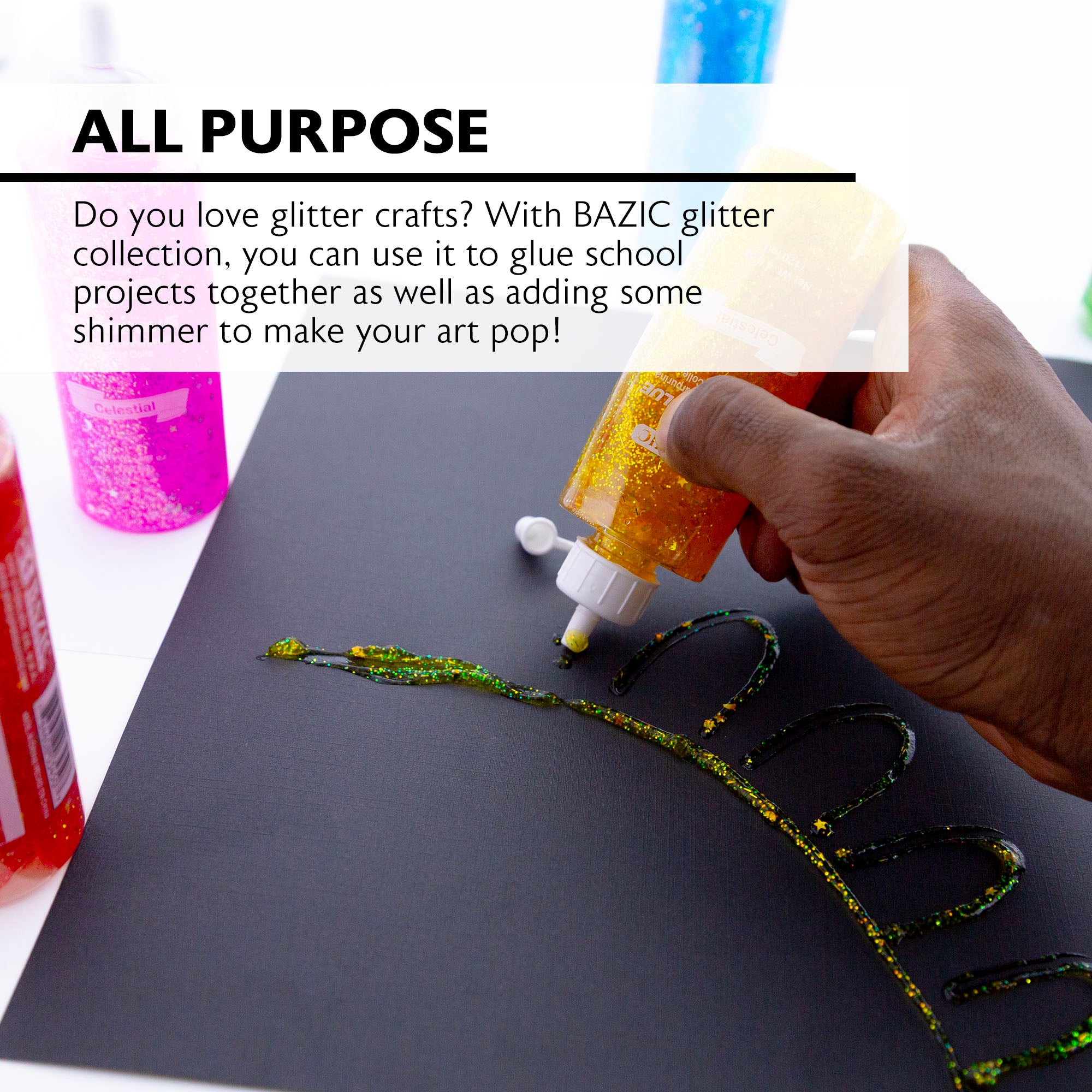 4 FL OZ (120 mL) Celestial Series Glitter Glue