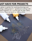 6.76 FL OZ (200 mL) Iridescent/Silver/Gold Color Glitter Glue