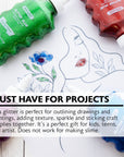 6.76 FL OZ (200 mL) Classic Color Glitter Glue