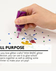 0.67 FL OZ (20 mL) 6 Classic Color Glitter Glue