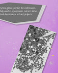1lb / 16 oz Silver Glitter