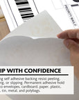 8.5" X 11" Full Sheet White Multipurpose Labels (10/Pack)
