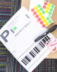 8.5" X 11" Full Sheet White Multipurpose Labels (10/Pack)
