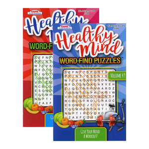 KAPPA Healthy Minds Words Finds Puzzle Book - Digest Size