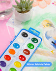 16 Ct. Semi Moist Watercolor w/ Brush