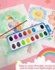 16 Ct. Semi Moist Watercolor w/ Brush