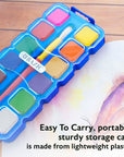 12 Ct. Watercolor w/ Brush & Mixing Palette