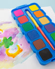 12 Ct. Watercolor w/ Brush & Mixing Palette