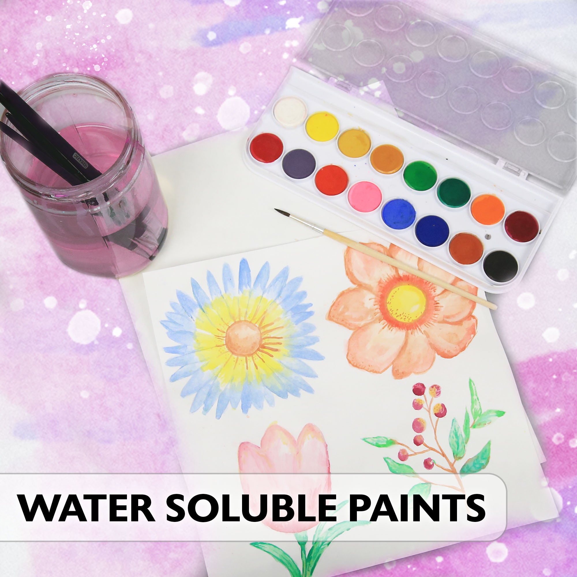 16 Ct. Watercolor w/ Brush