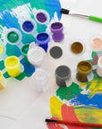 0.17 FL OZ (5 mL) 12 Color Kid's Paint w/ Brush