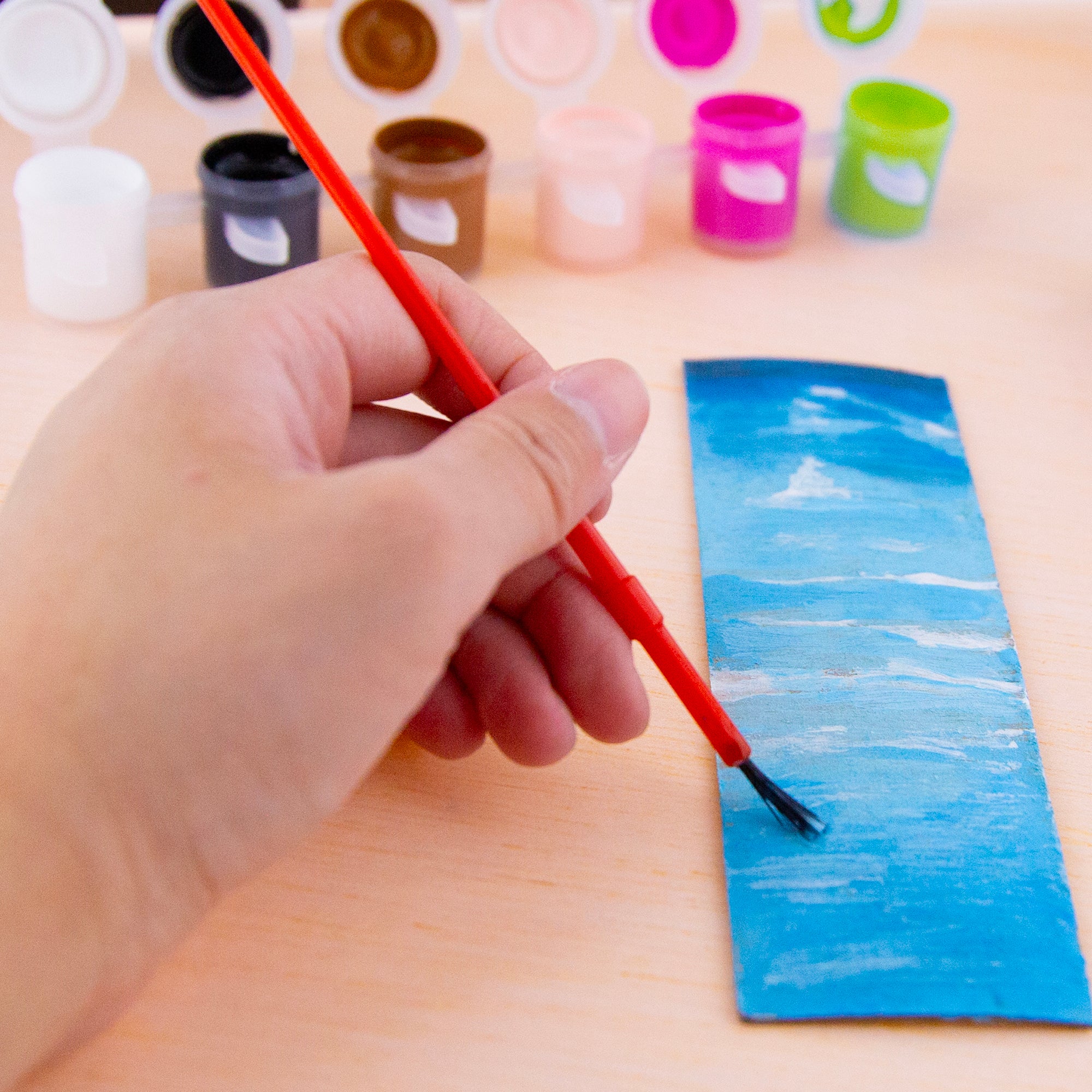 0.17 FL OZ (5 mL) 12 Color Kid's Paint w/ Brush