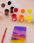0.17 FL OZ (5 mL) 18 Color Kid's Paint w/ Brush