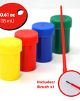 0.6 FL OZ (18 mL) 4 Color Poster Paint w/ Brush