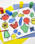 0.6 FL OZ (18 mL) 4 Color Poster Paint w/ Brush