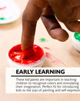 1.35 FL OZ (40 mL) 4 Color Fingerpaint
