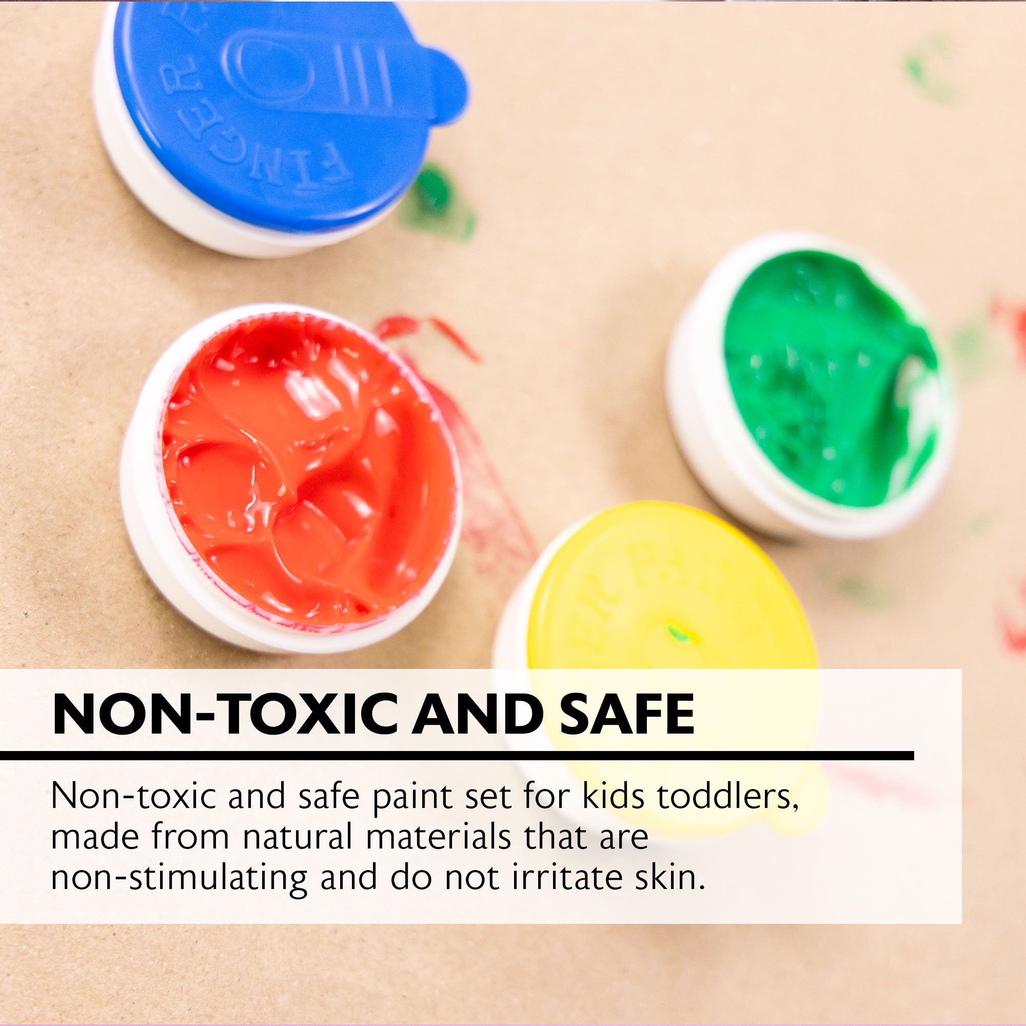 1.35 FL OZ (40 mL) 4 Color Fingerpaint