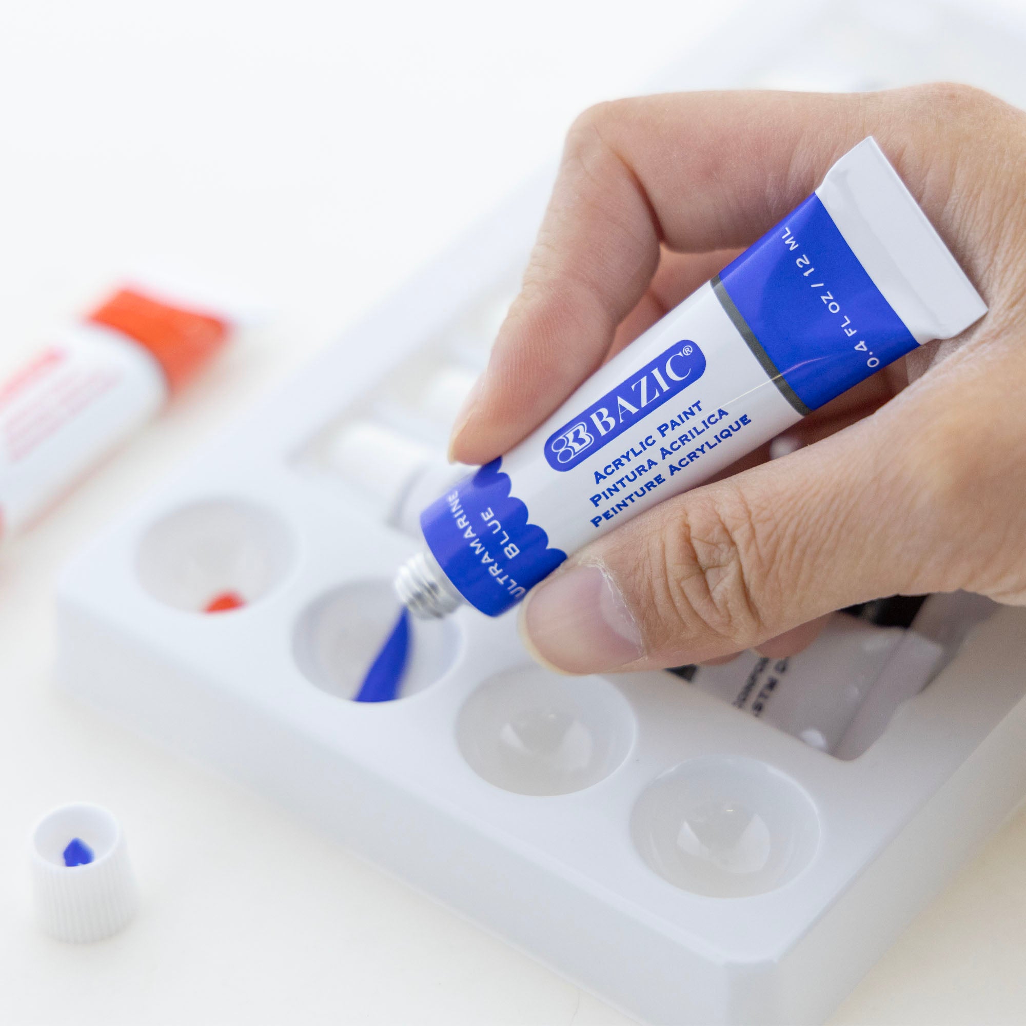 0.4 FL OZ (12 mL) 8 Colors Acrylic Paint