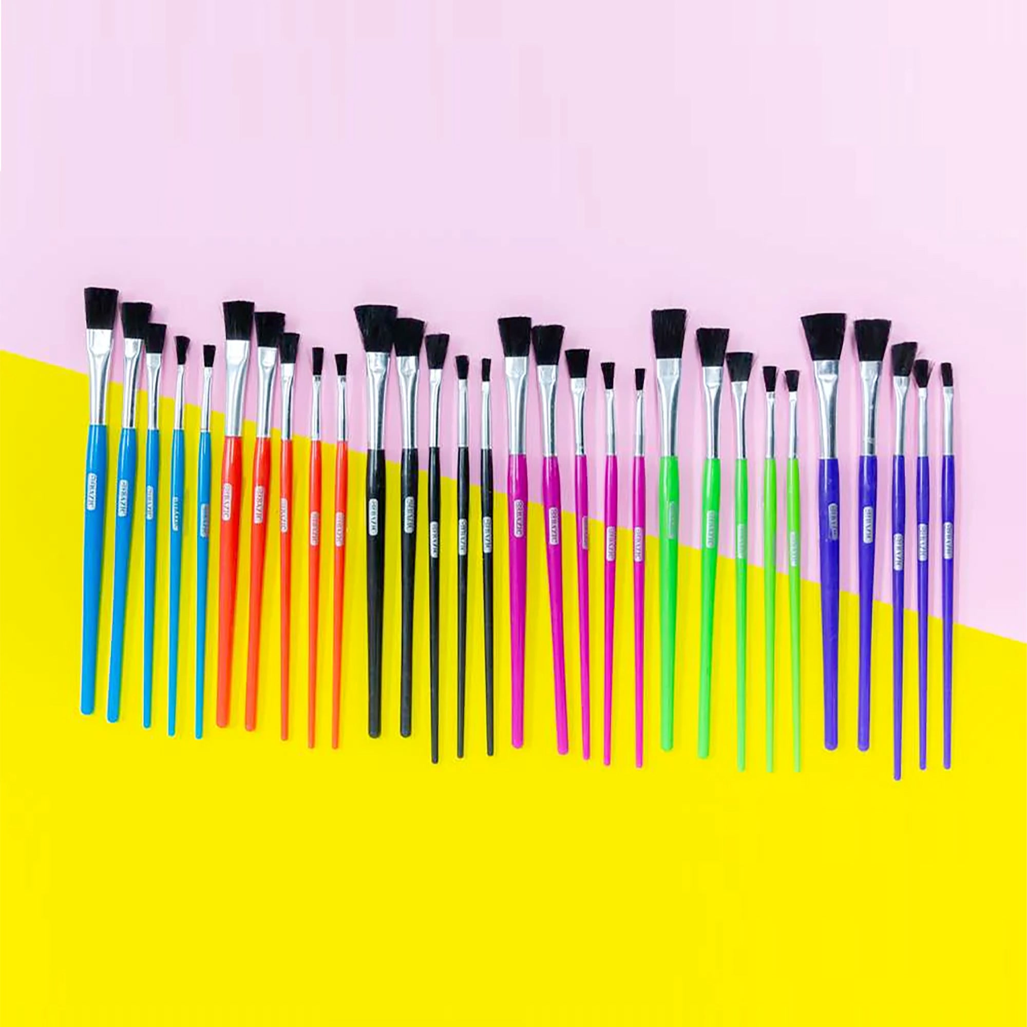 Asst. Size Kid's Paint Brush Set (5/Pack)