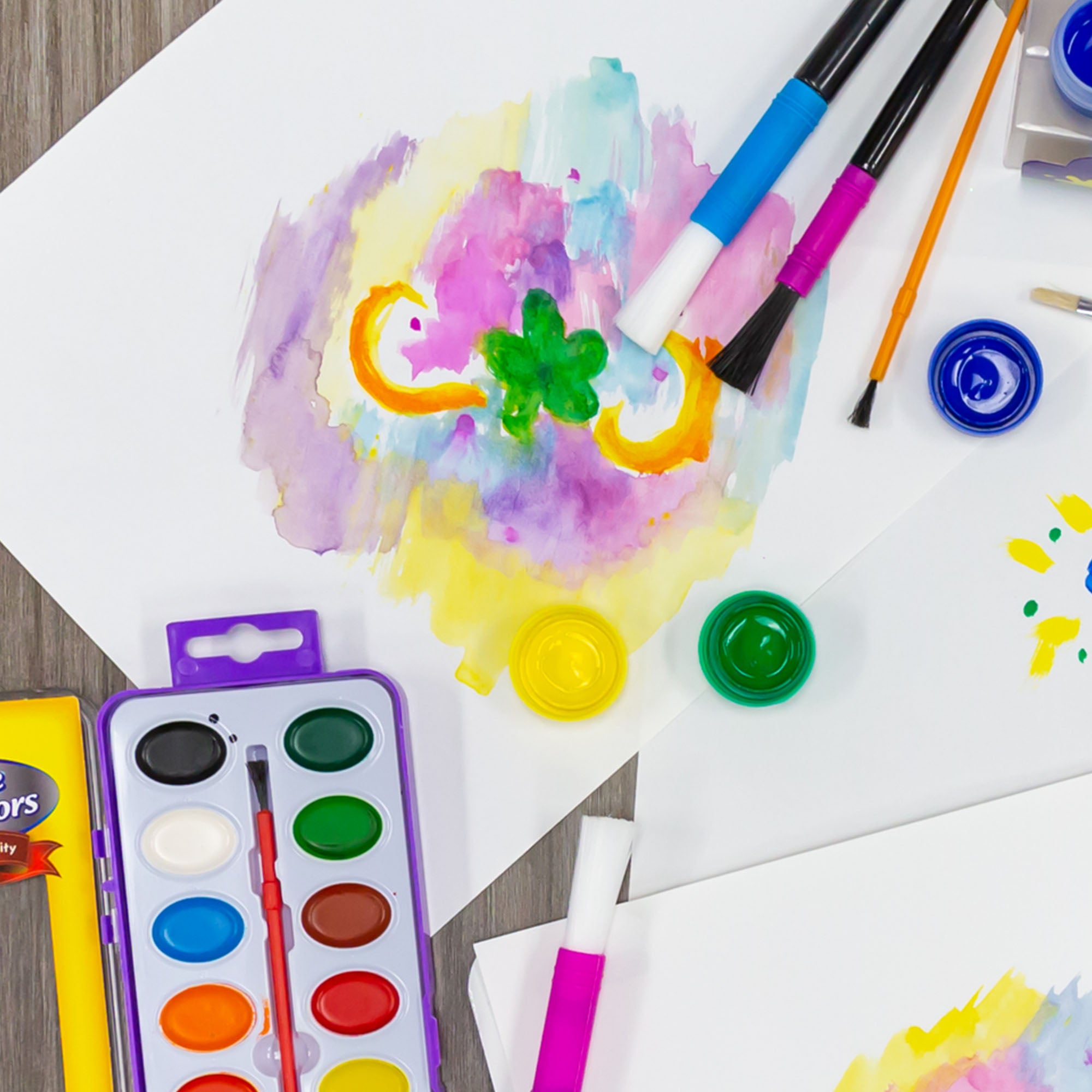 Jumbo Kid's Paint Brush Set (4/Pack)