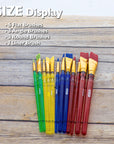 12-pieces Assorted Artist Paint Brush