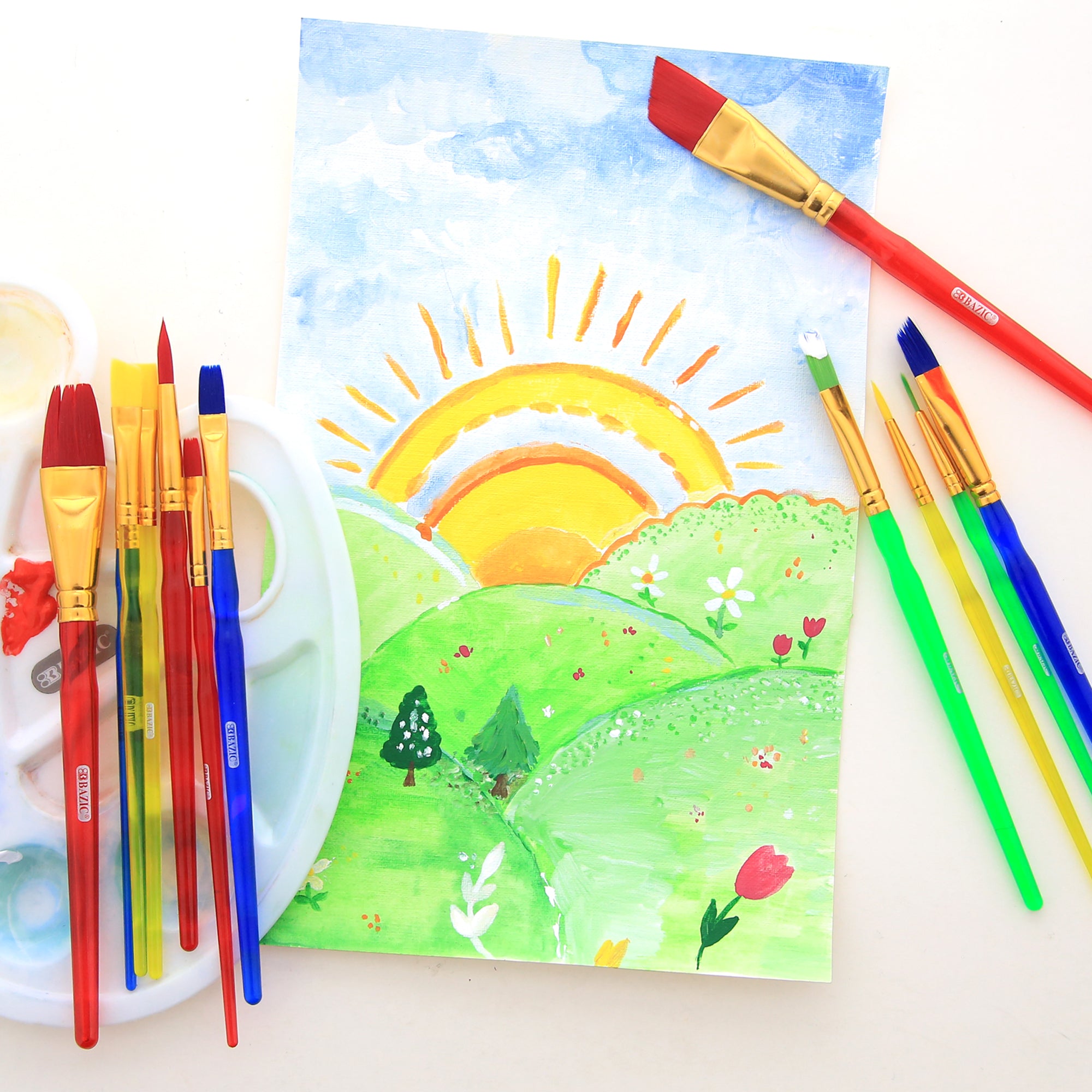 12-pieces Assorted Artist Paint Brush