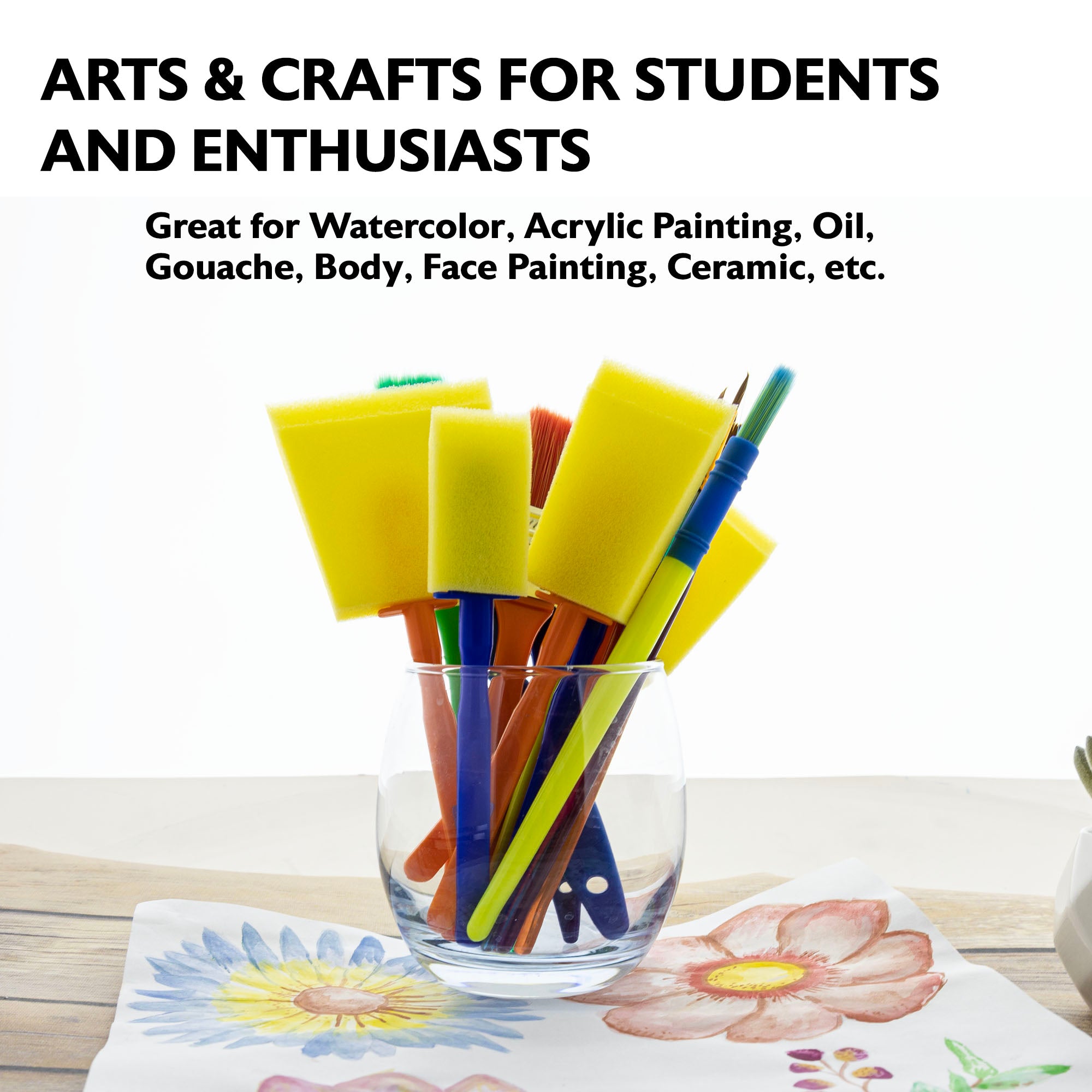 18-pieces Assorted Artist Paint Brush