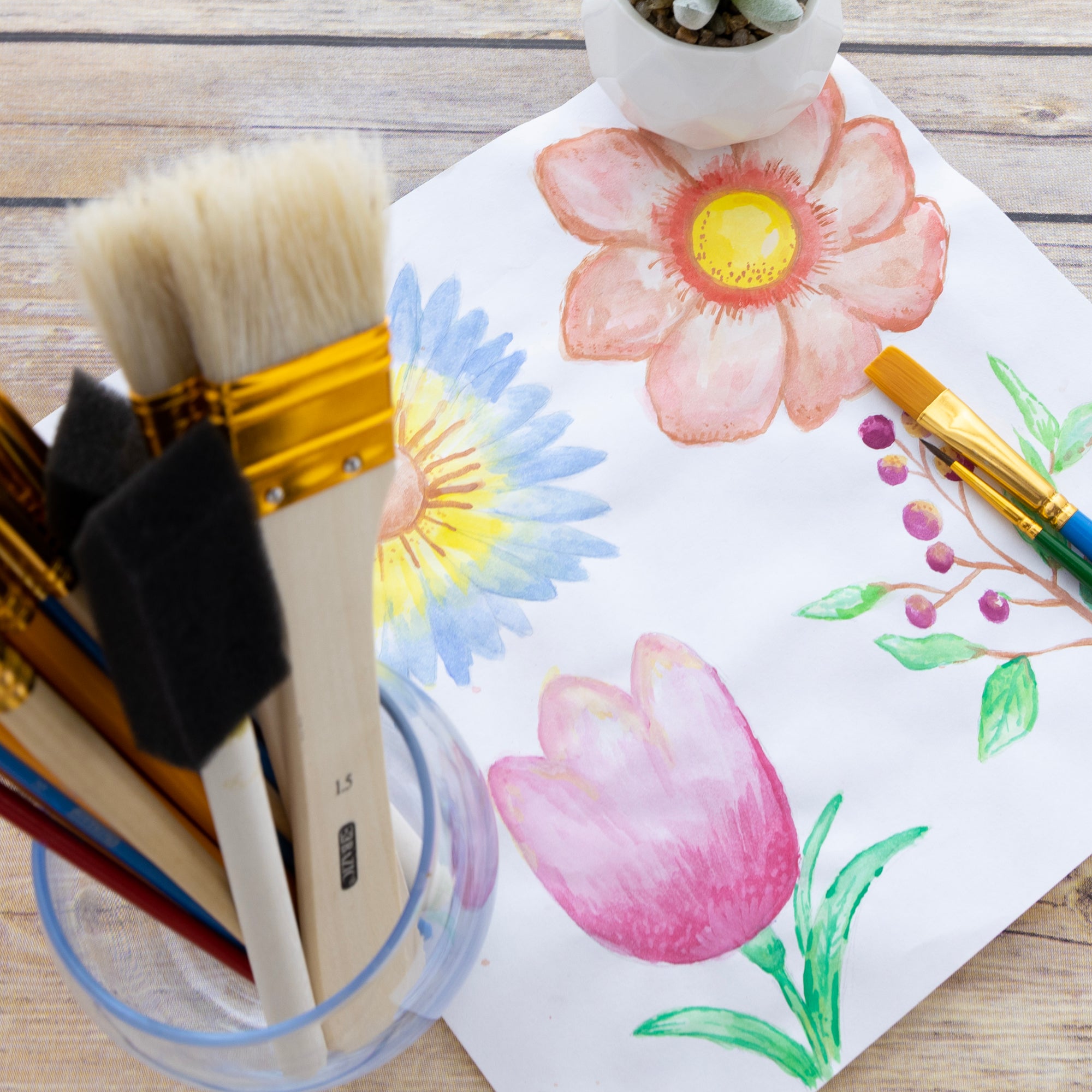 25-pieces Assorted All Purpose Brushes