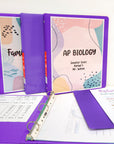Binder View 0.5" Purple 3-Ring w/ 2-Pockets