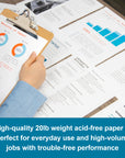 EAGLE COLOR (30% PCW) 8.5" X 11" Blue Colored Copy Paper (500 Sheets/Ream)