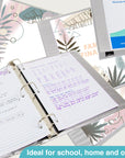 2" Grey Slant-D Ring View Binder w/ 2-Pockets