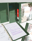 2" Green Slant-D Ring View Binder w/ 2-Pockets