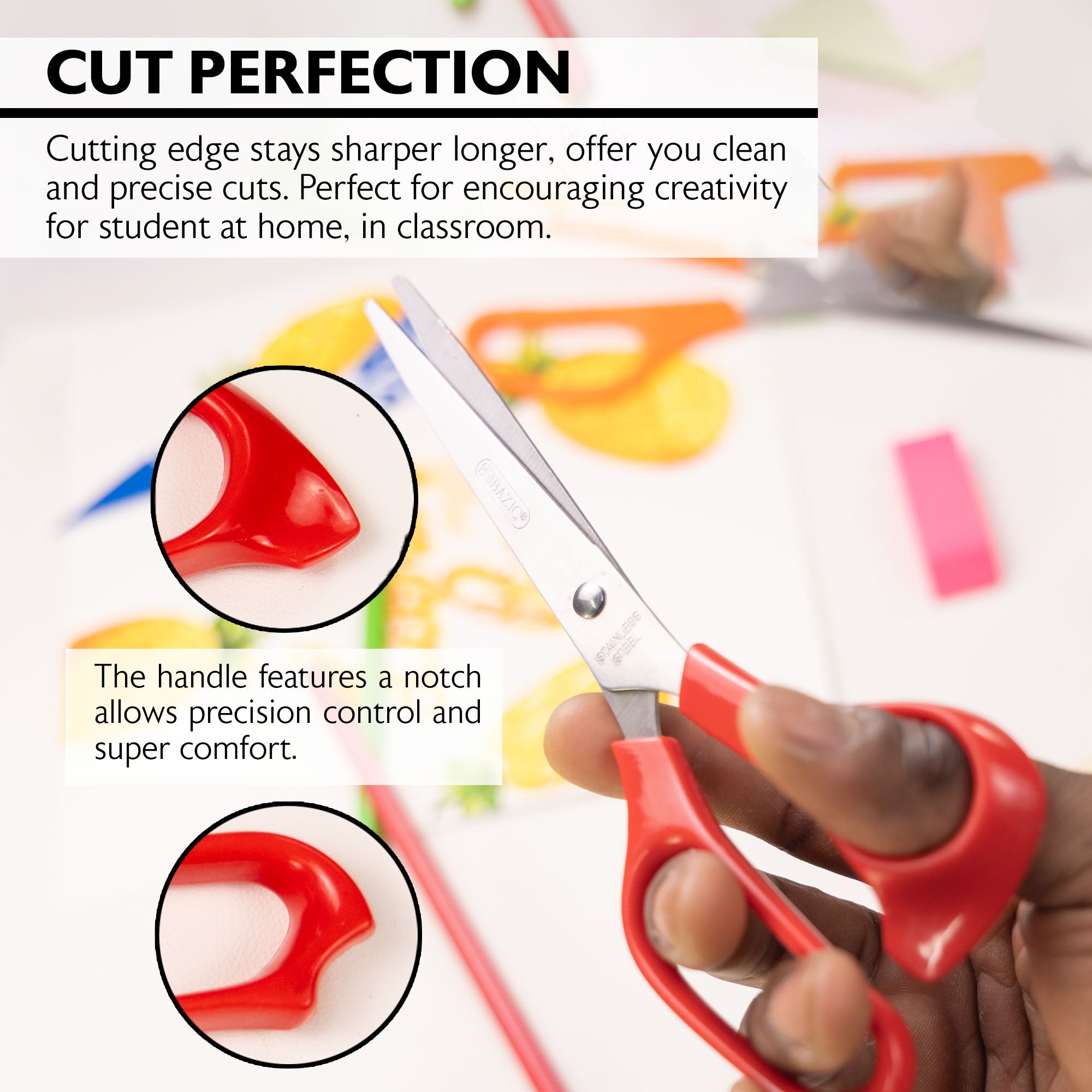 8" Classic Stainless Steel Scissors