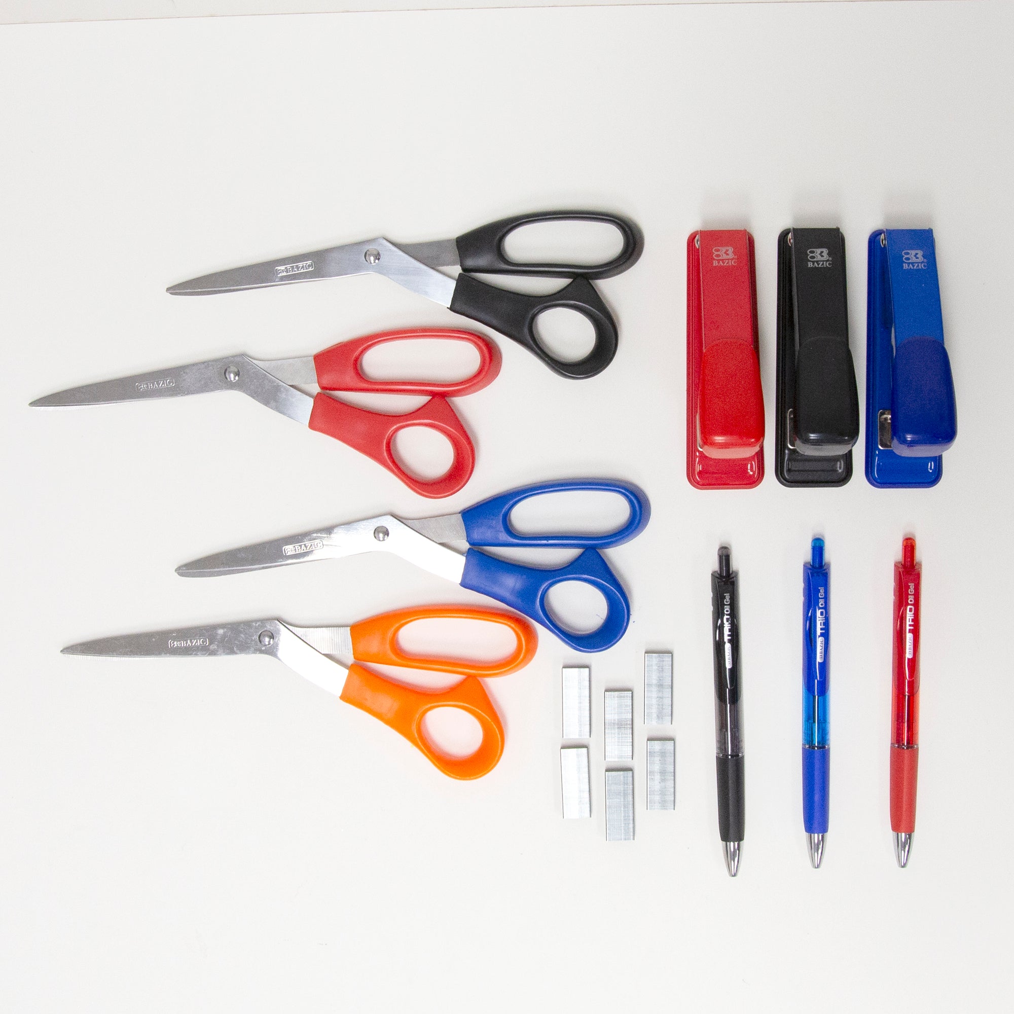 8" Classic Left Handed Bent Stainless Steel Scissors