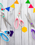 8" Pastel Axicia Grip Multipurpose Stainless Steel Scissors