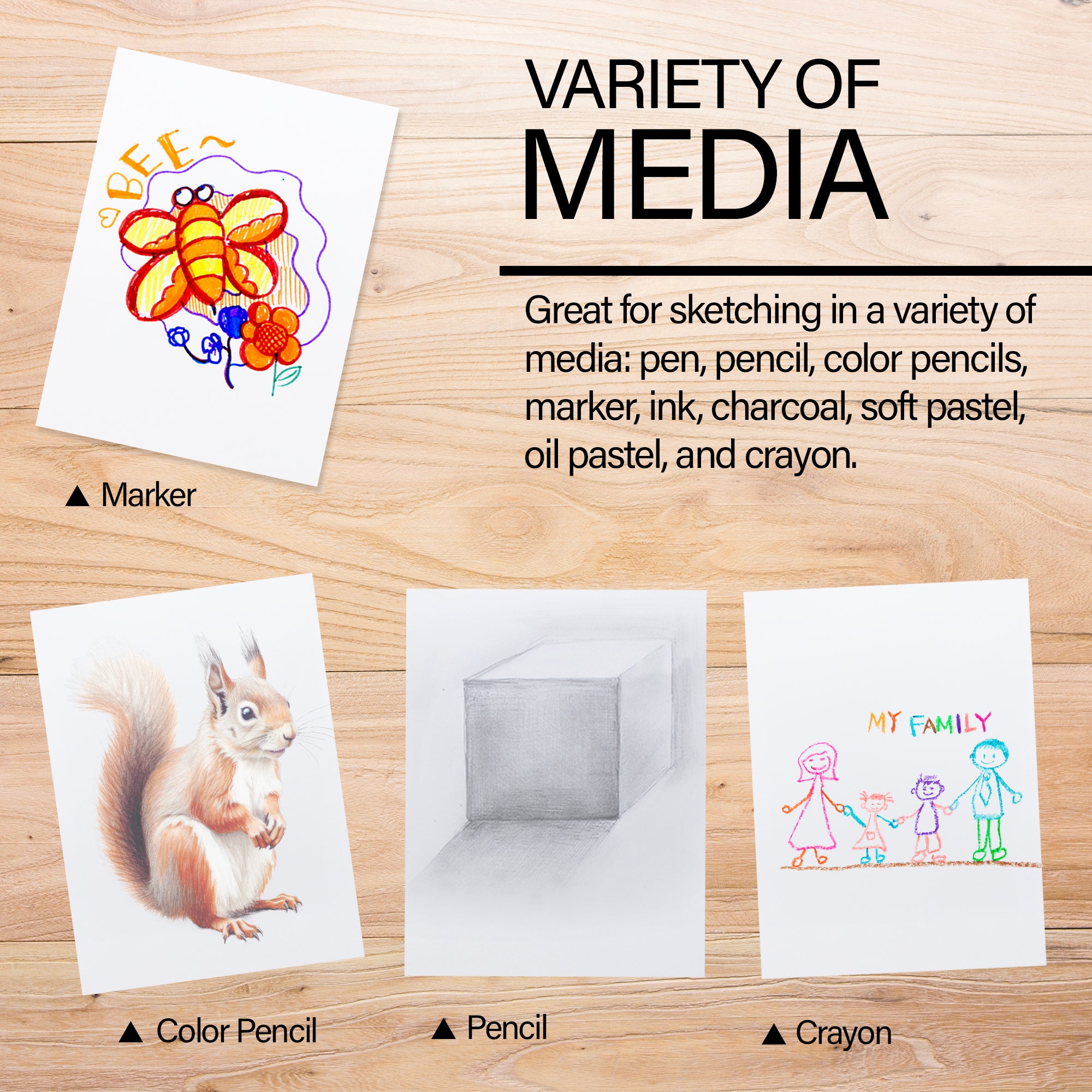 50 Ct. 9" X 12" Doodle Pad