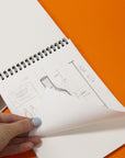 30 Ct. 8.5" X 11" Side Bound Spiral Sketch Book