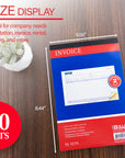 Invoice Book 2-Part Carbonless 5 9/16" x 8 7/16" (50 Sets)