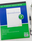 50 Sets 8 3/8" x 10 11/16" 2-Part Carbonless All Purpose Order Book