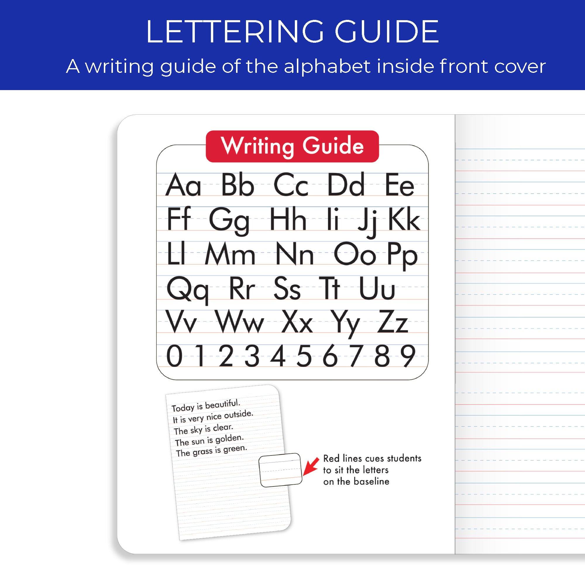 100 Ct. Primary Marble Composition Book