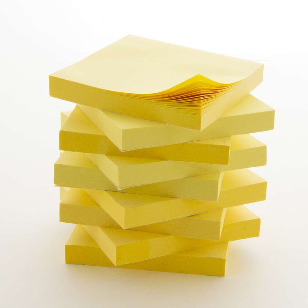 50 Ct. 3" X 3" Yellow Sticky Notes (4/Pack)