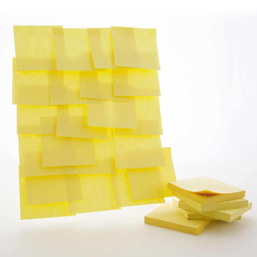 50 Ct. 3" X 3" Yellow Sticky Notes (4/Pack)