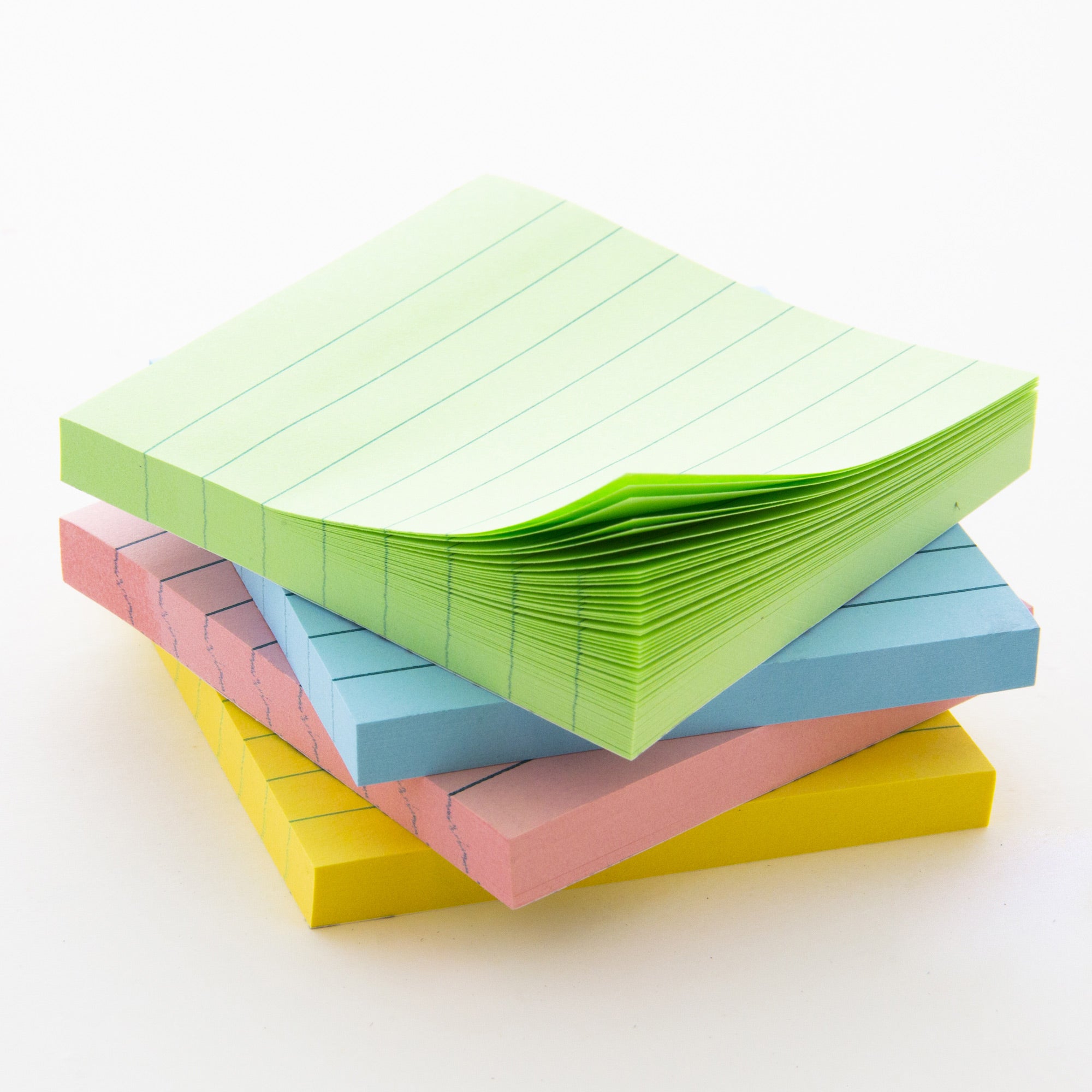 40 Ct. 3" X 3" Lined Sticky Notes (3/Pack)